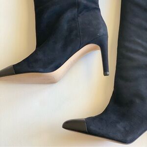NWT Ann Taylor Suede Pointy Heeled Boots, size 10